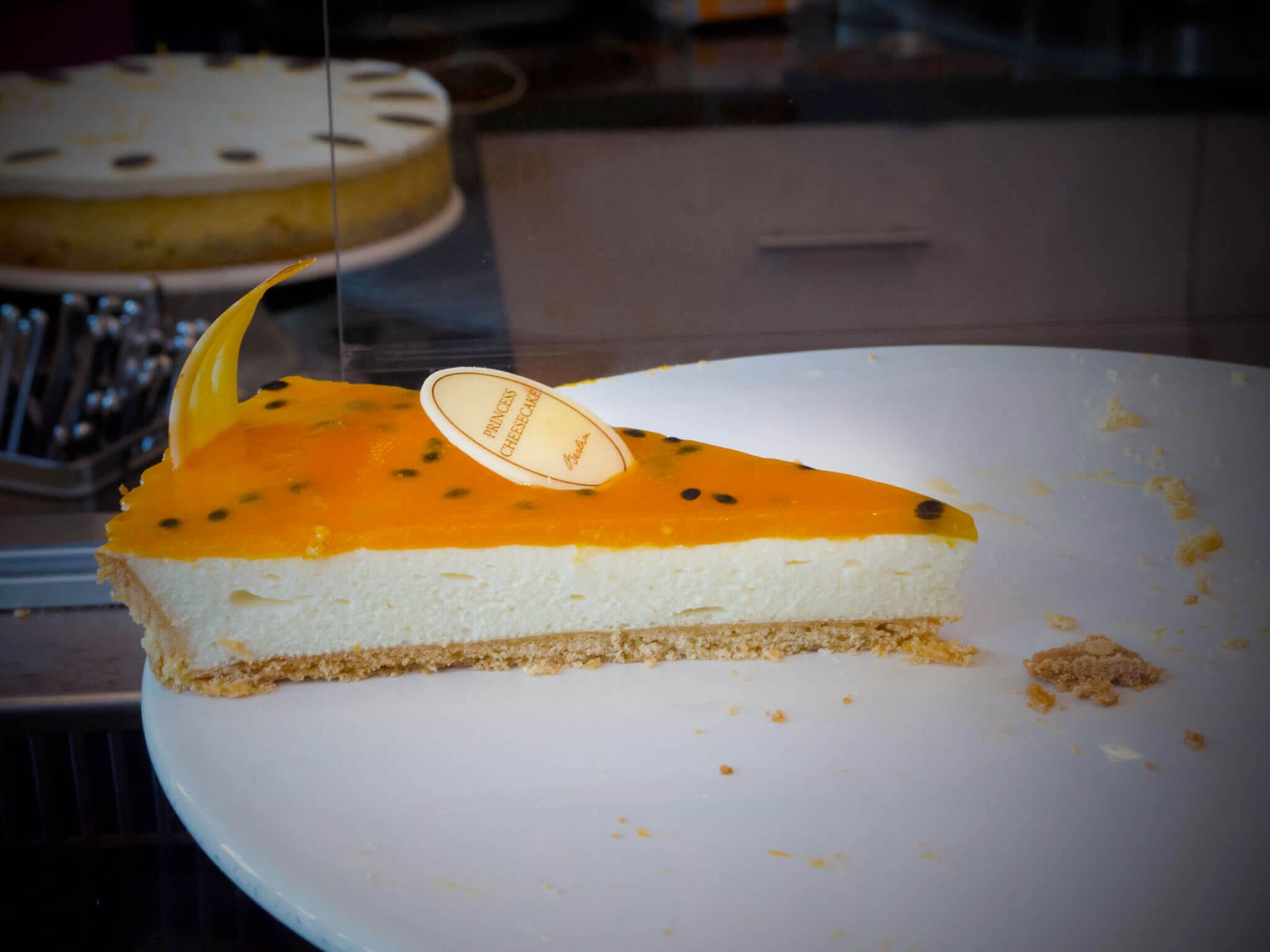 Käsekuchen Berlin - Kuchenstück