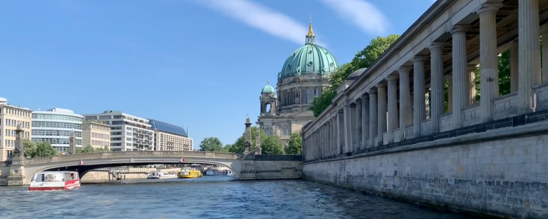 Bootstour Berlin Spree Berliner Dom Panorama